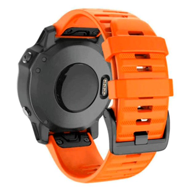 Ремешок с отвертками для Garmin Fenix 7/6/Pro Solar/5 Plus Sapphire/Forerunner 945/935 Quick Fit 22 мм Orange (0300-1) - фото 5