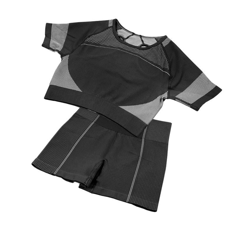 Комплект женский шорты и топ Lesko The Queen Jane 2088-2 L Black Комплект женский шорты и топ Lesko The Queen Jane 2088-2 L Black