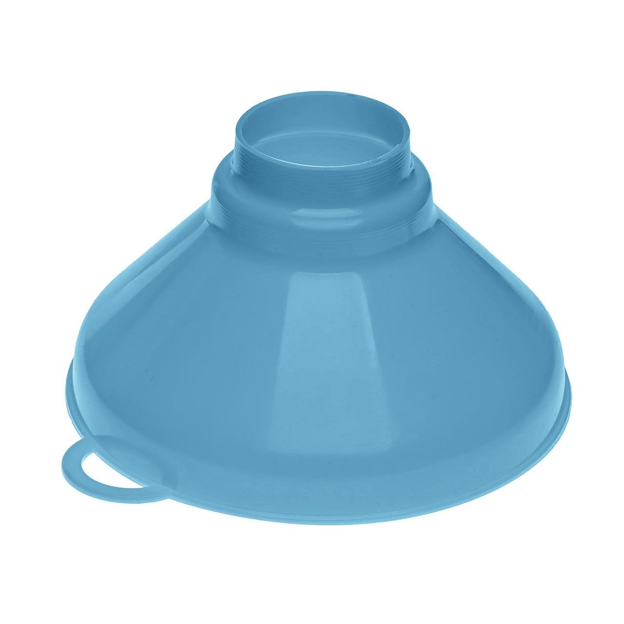 Воронка пластикова Ø 15,5 см з широким горлом на банку Блакитний (1900613702) - фото 3