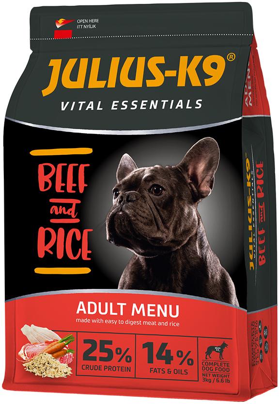 Корм сухой для взрослых собак JULIUS-K9 BEEF and RICE Menu С говядиной и рисом 3 кг (5998274312705) Корм сухой для взрослых собак JULIUS-K9 BEEF and RICE Menu С говядиной и рисом 3 кг (5998274312705)