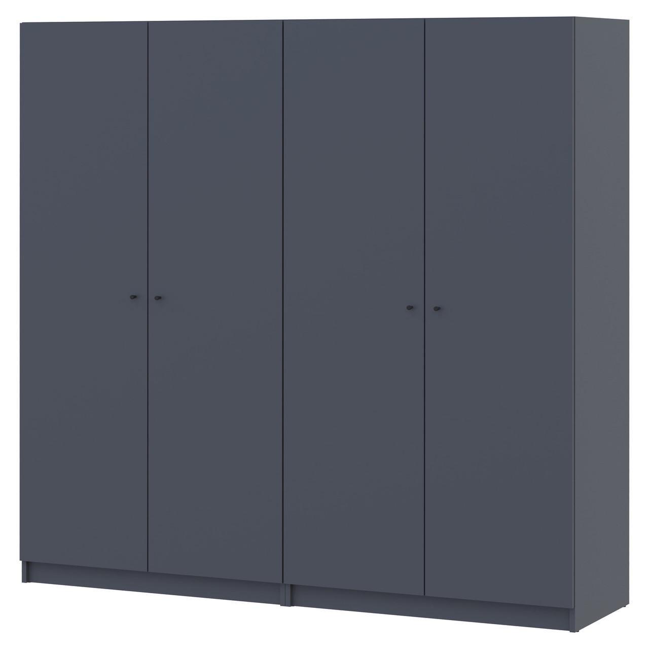 Комплект шкафов для одежды Doros Промо 180х48х204 см 2 шт. Графит (DRS-011209)