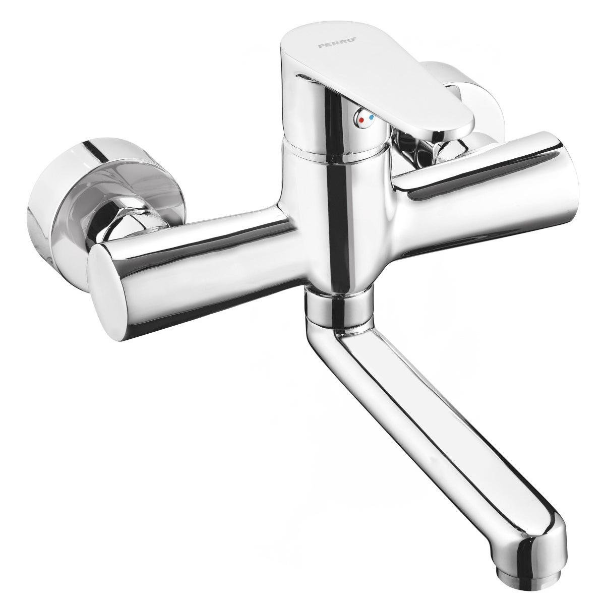 Змішувач для кухні Ferro Algeo BAG3 настінний одноважільний Хром (175047)