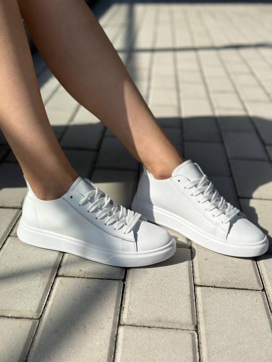 Кеды женские кожаные р. 39 Белый (4303/39)