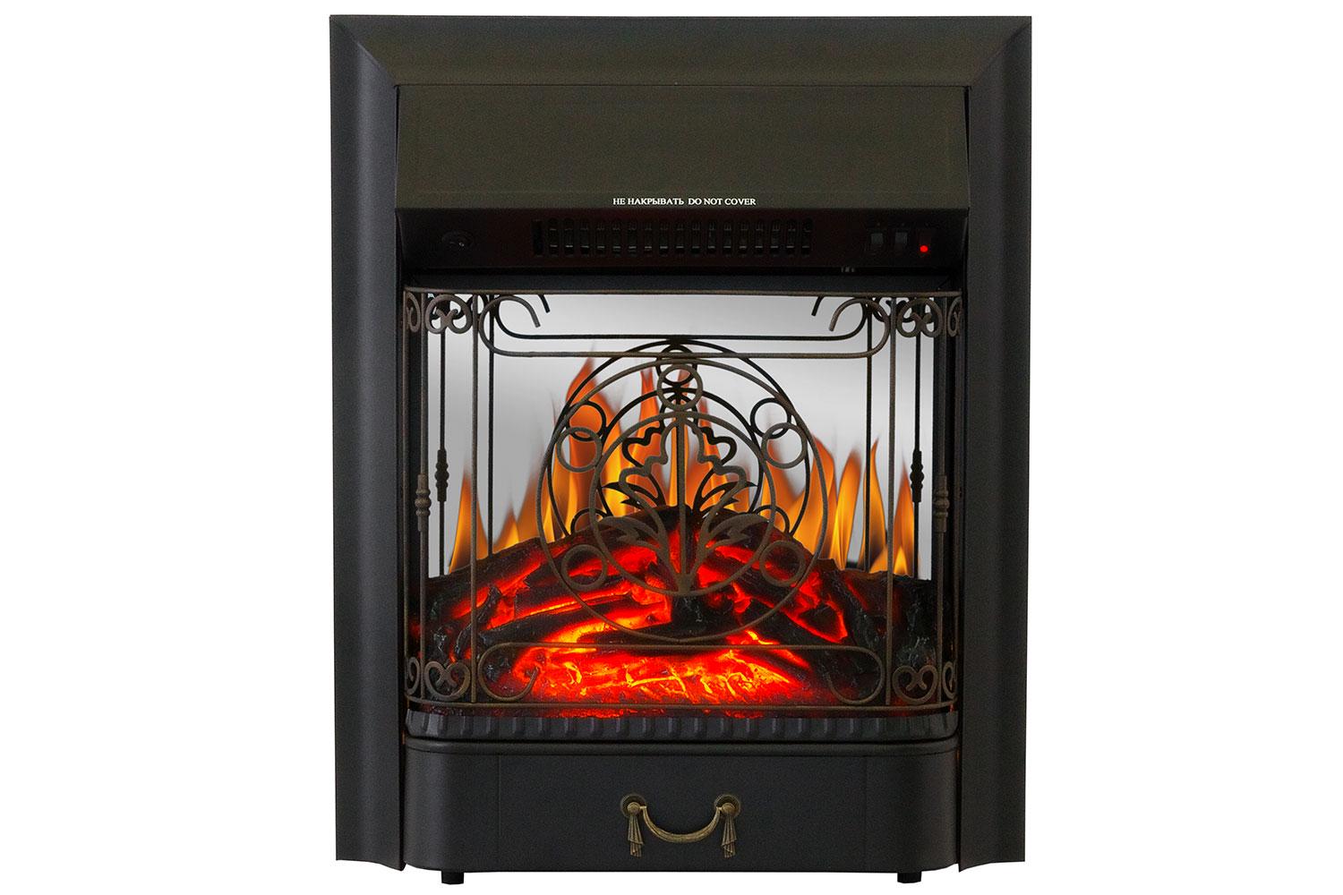 Електрокамін з обігрівом зі звуком Royal Flame Majestic FX M Black