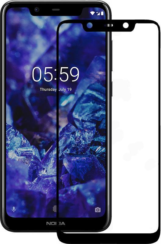 Защитное стекло Mocolo 2.5D Full Cover Tempered Glass Nokia 5.1 Plus Black