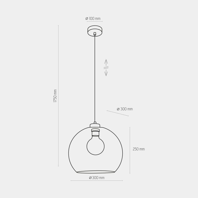 Люстра TK-Lighting Cubus 1 BL 3174 - фото 2