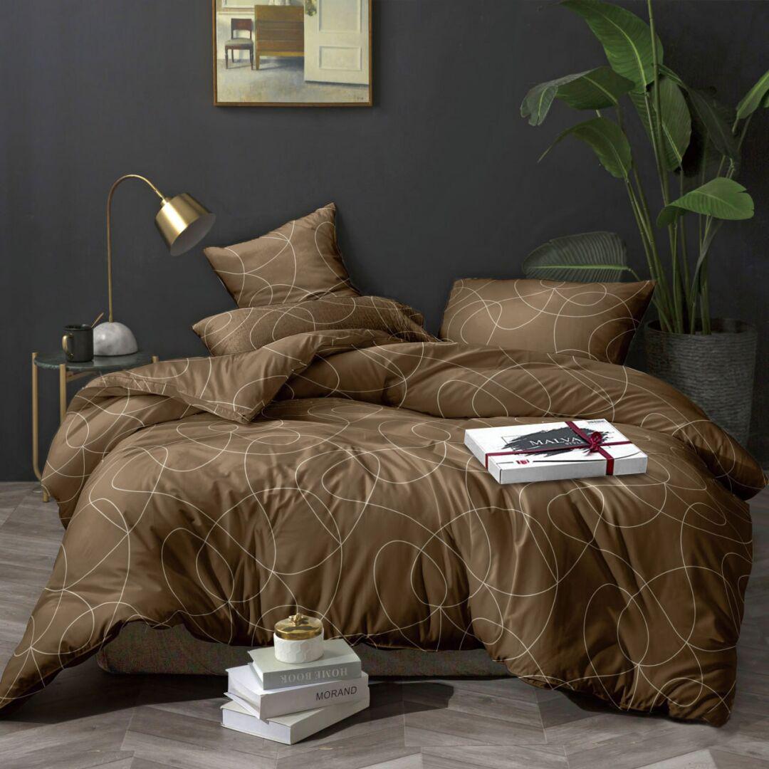 Комплект постельного белья Curved line 2 полуторный полиэстер 150х220 см (T75-0306b/1.5) Комплект постельного белья Curved line 2 полуторный полиэстер 150х220 см (T75-0306b/1.5)