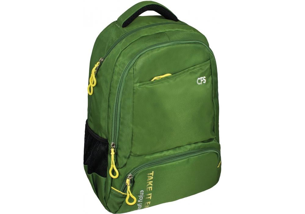 Рюкзак молодежный Cool For School 44x29x15 см 16-25 л Зеленый (CF86425)