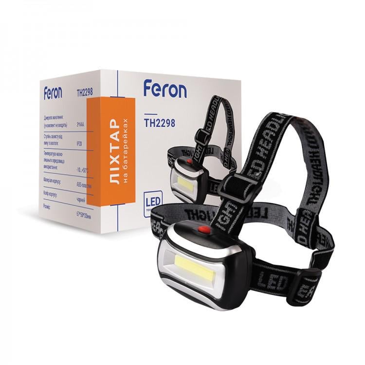Ліхтар налобний на батарейках Feron TH 2298 80Lm (00000034587)