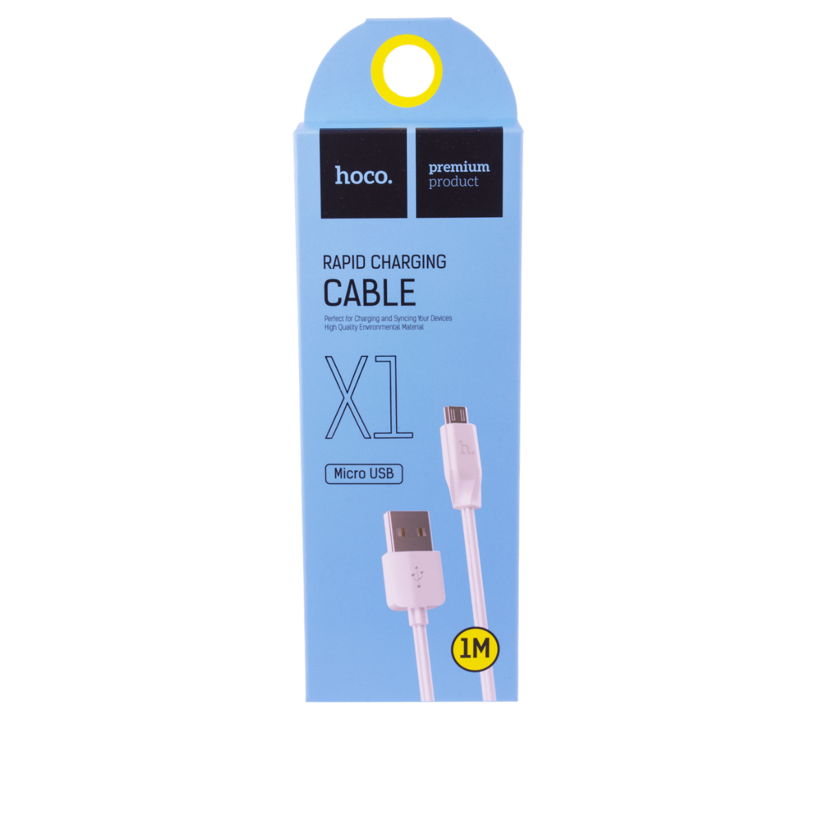 Кабель Hoco X1 Rapid charging cable Micro 1M White - фото 2 Кабель Hoco X1 Rapid charging cable Micro 1M White - фото 2