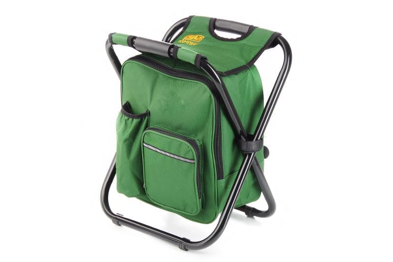 Стул раскладной Сила без спинки стальной каркас Ø19 мм и термосумка-рюкзак 28х35х43 см (960768)