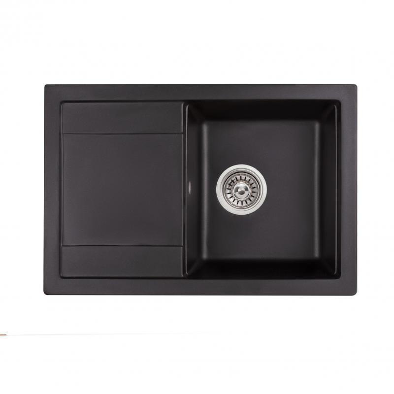 Кухонная мойка Q-tap CS 7449 Black (QT7449BLA404)