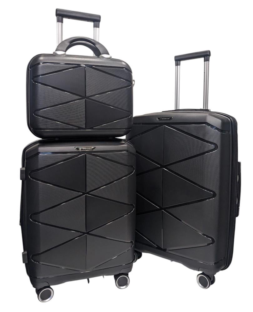 Комплект валіз Madisson Snowball 51304/3 Чорний (31218473)