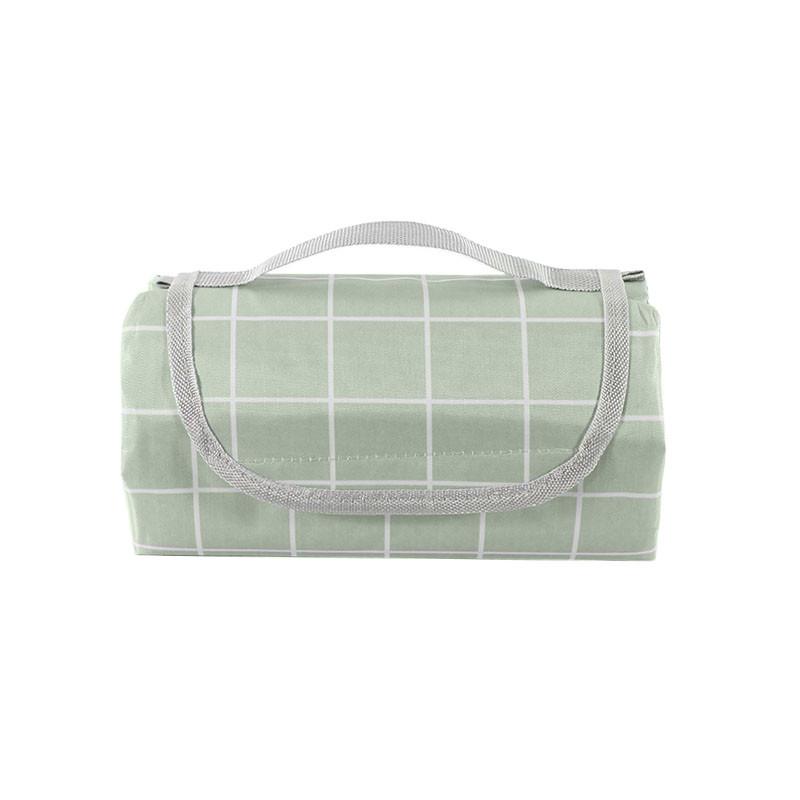 Коврик для пикника складной Shanpeng Njb-001 Клетка Мятный