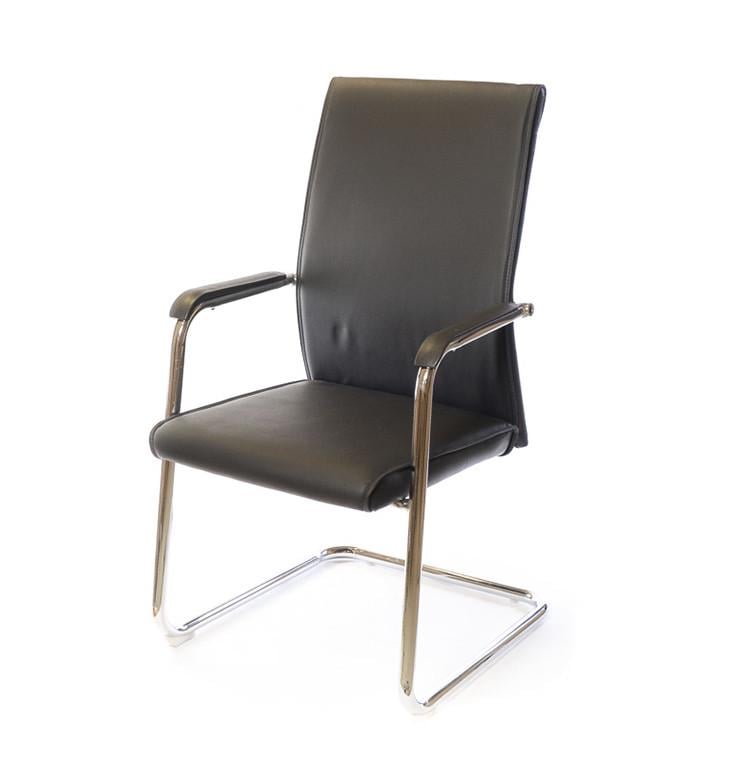 Крісло для конференцій Пауер CH CF на полозах Чорний