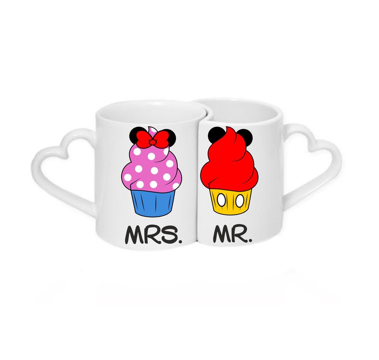 Парные чашки Mrs. Ms. Белый (ПЧ063)
