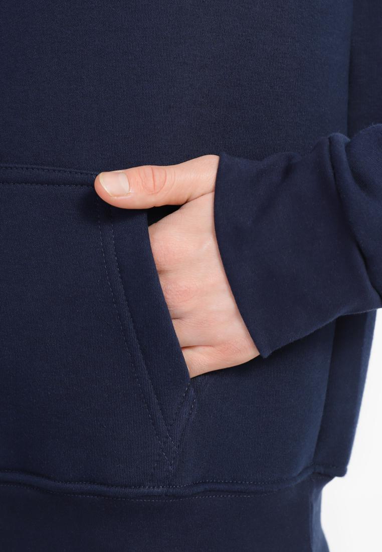 Худи мужской утепленный ROZA 1707061 3XL Темно-синий (4824005642142) - фото 3