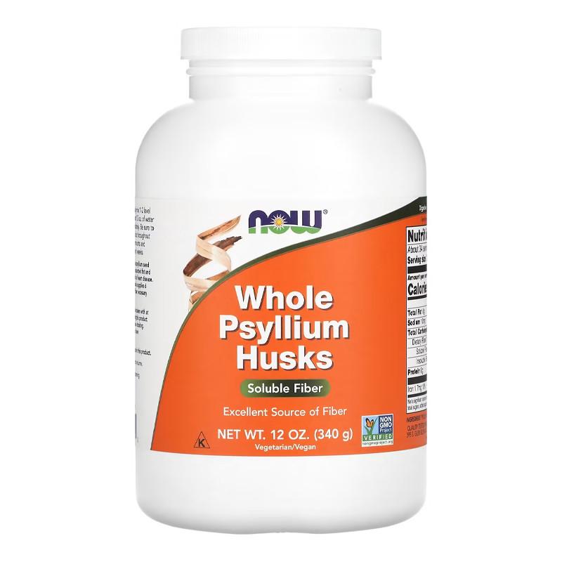 Шелуха семян подорожника NOW Whole Psyllium Husks 340 г (18545-01)