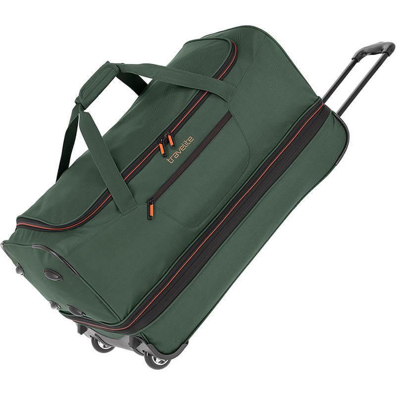 Дорожня сумка на 2 колесах Travelite Basics L 98/119 л Dark Green (TL096276-86)