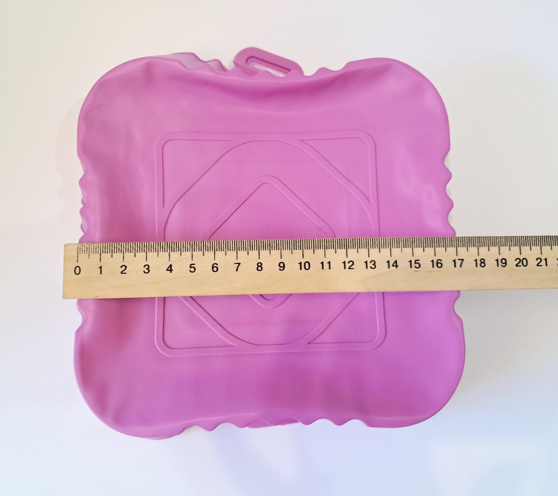 Форма силіконова для аерогрилю мультипечі ребриста 19,5 см Фіолетовий (REN-88) - фото 4