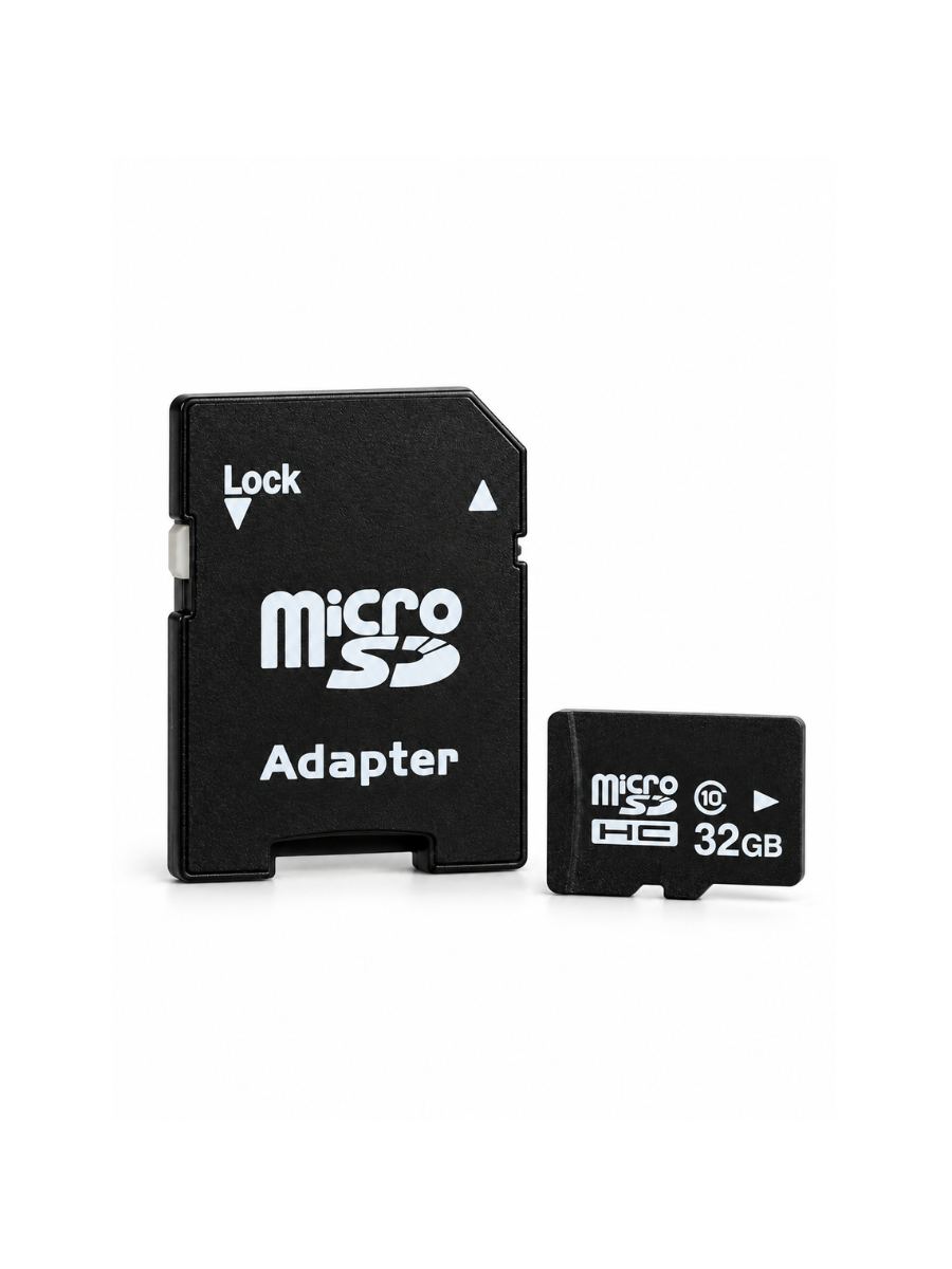 Карта памяти microSDHC Class 10 с SD-адаптером 32 Гб Черный (37261545)