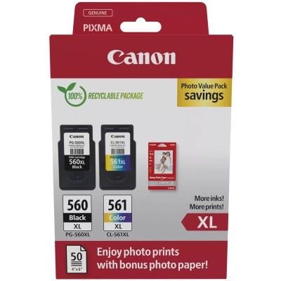 Картридж Canon PG-560/CL-561 XL BK/Color/Photo Paper Value Pack (3712C008)