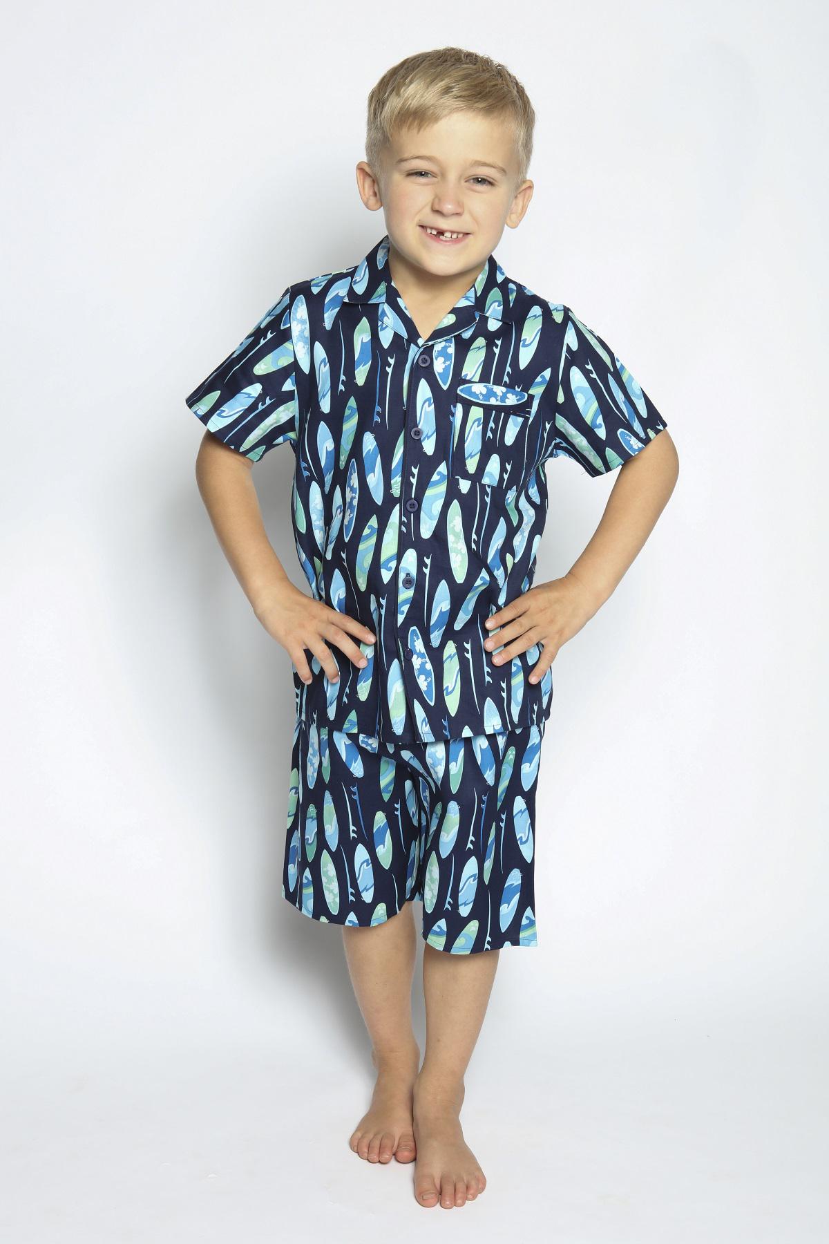 Пижама для мальчика CYBERJAMMIES Elliot 6579 4-5 лет 110 см Surfboard Print (5051877350670)