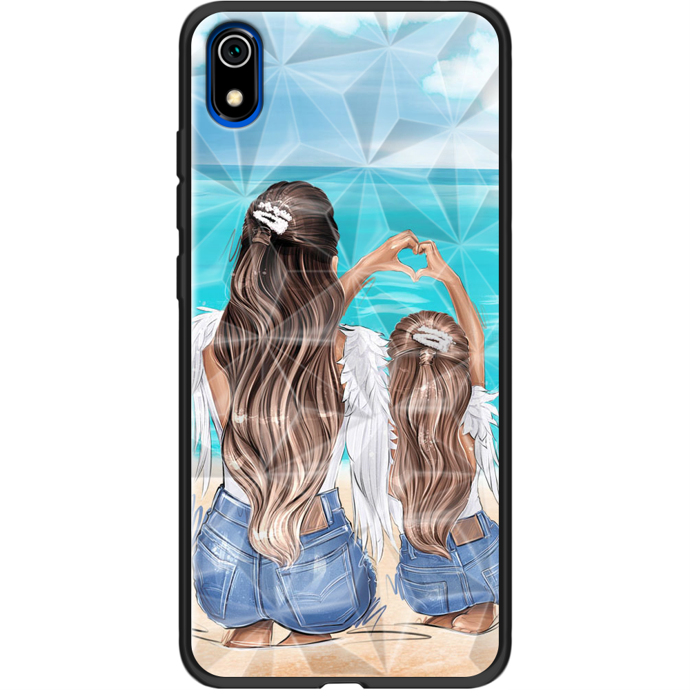 Чехол Boxface Xiaomi Redmi 7A Family Vacation Черный силикон с призмой (37400-up2380-37869)
