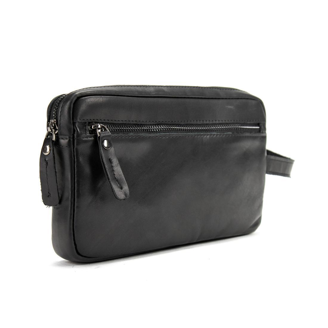 Клатч-барсетка Royal Bag M39-763-1A натуральная кожа Черный (7609)