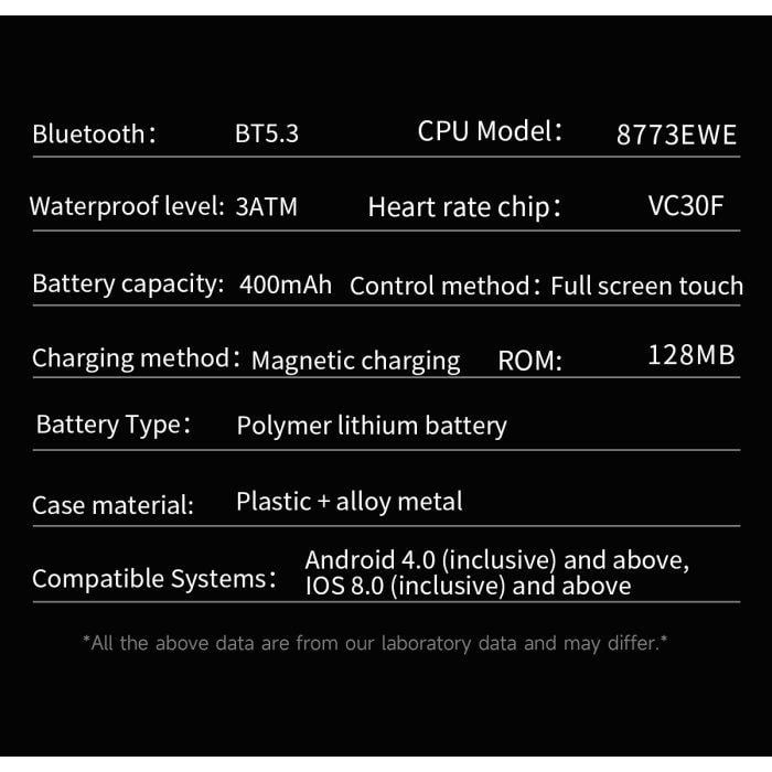Смарт-годинник UWatch Smart Fanastic Nylon Black з ремінцями 2 шт. (2079) - фото 11 Смарт-годинник UWatch Smart Fanastic Nylon Black з ремінцями 2 шт. (2079) - фото 11