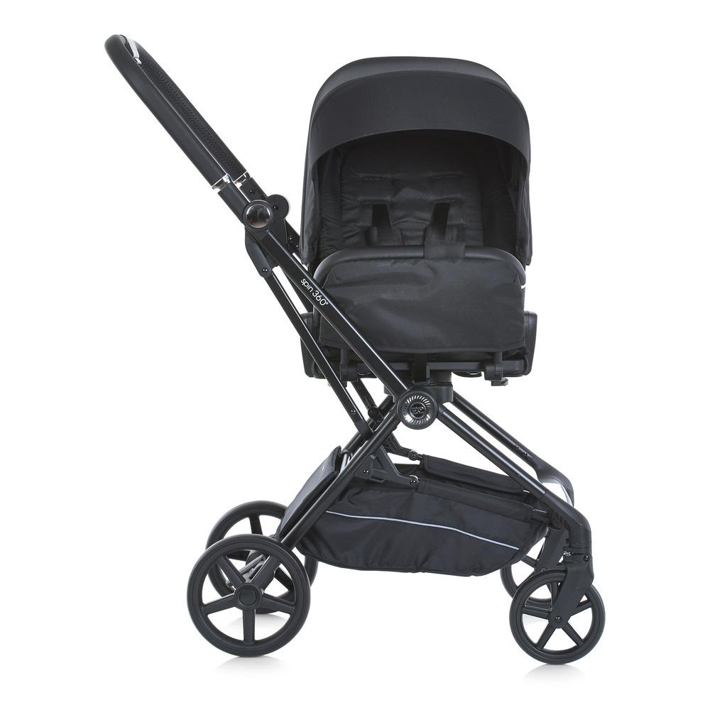 Коляска детская прогулочная El Camino SPIN 360 Black (ME 1138) - фото 7