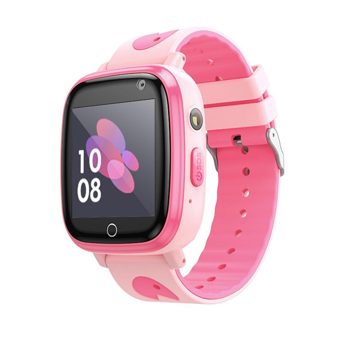 Смарт-часы детские Hoco Y100 400 мА с SOS-кнопкой Pink (24998926)
