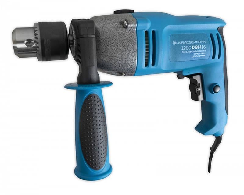 Дриль ударний KRAISSMANN 1200 DBH 16 (28925359) - фото 5 Дриль ударний KRAISSMANN 1200 DBH 16 (28925359) - фото 5