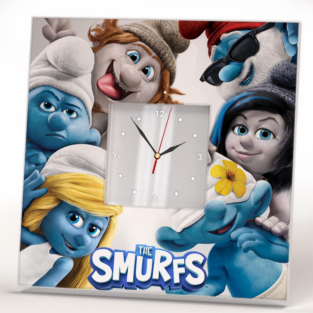Часы Мульфильм ''Смурфы'' 260x260 мм (C04508)