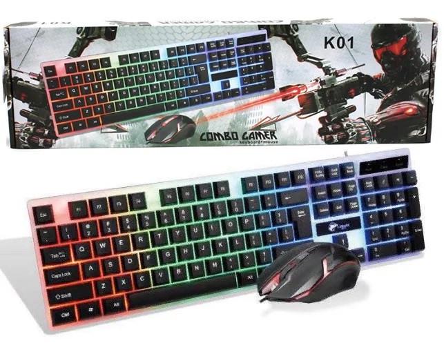 Клавиатура мышка UKC M416 LED (с подсветкой) Keyboard + Мышка (17189) - фото 2