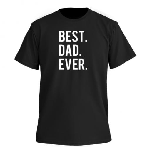 Футболка мужская Owi Premium "Best. Dad. Ever." 2XL Черный (15011363-2-126128-XXL)