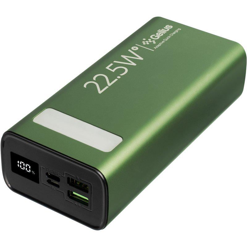Повербанк Gelius Lightstone GP-PB300 30000 mAh QC+PD 22,5W Green (99988) - фото 7 Повербанк Gelius Lightstone GP-PB300 30000 mAh QC+PD 22,5W Green (99988) - фото 7