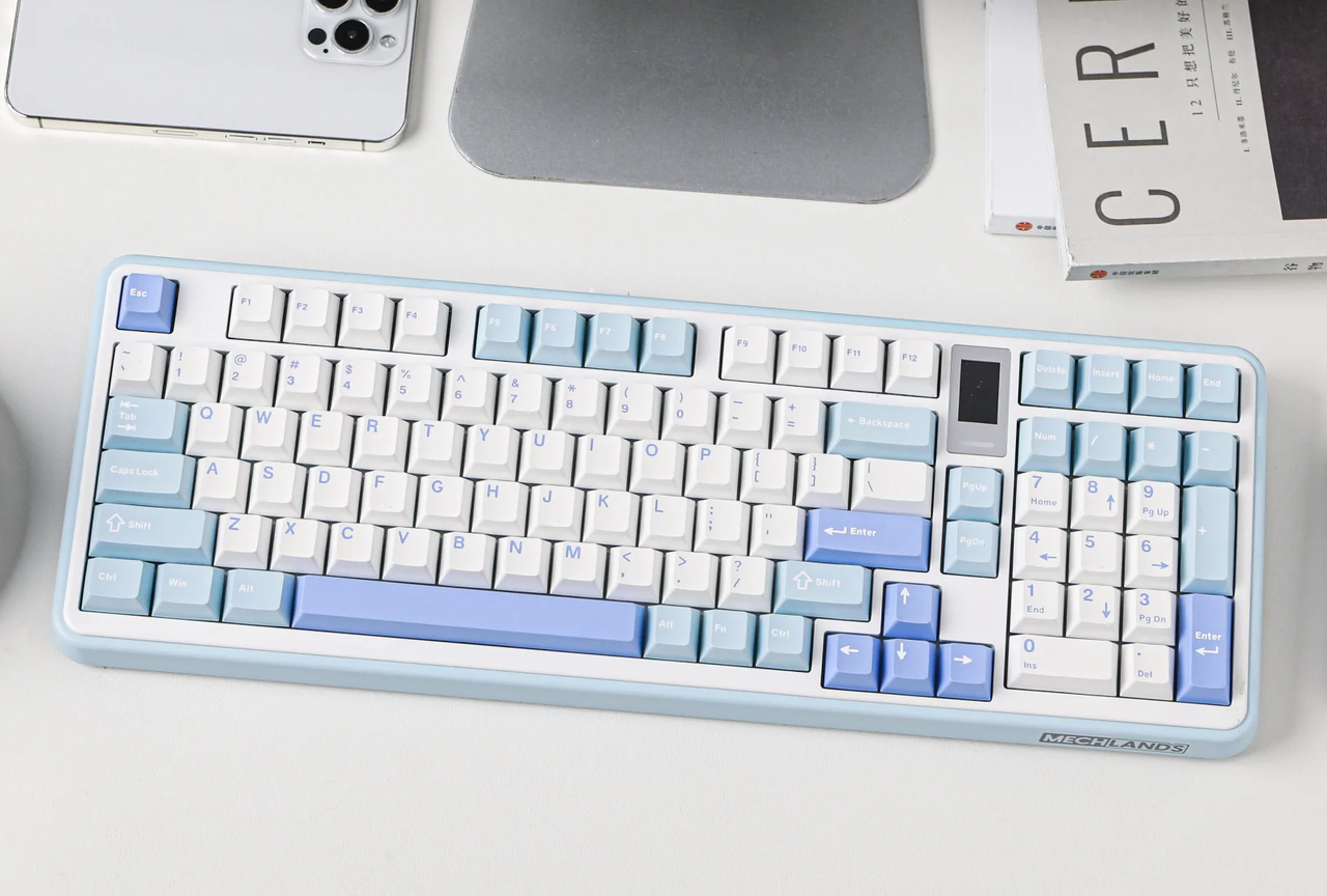 Клавиатура беспроводная MechLands Vibe99 Blue/White (2000201) - фото 9 Клавиатура беспроводная MechLands Vibe99 Blue/White (2000201) - фото 9