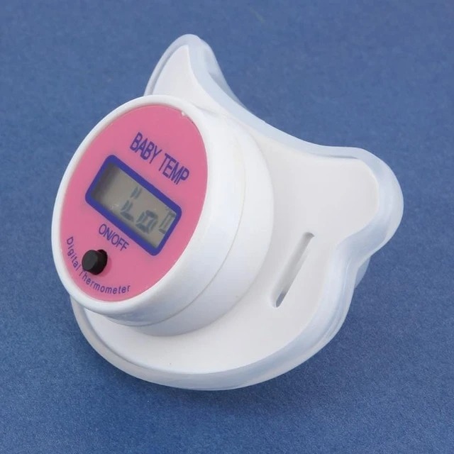 Термометр-пустышка Baby Temp Pacifier для малышей Розовый - фото 9