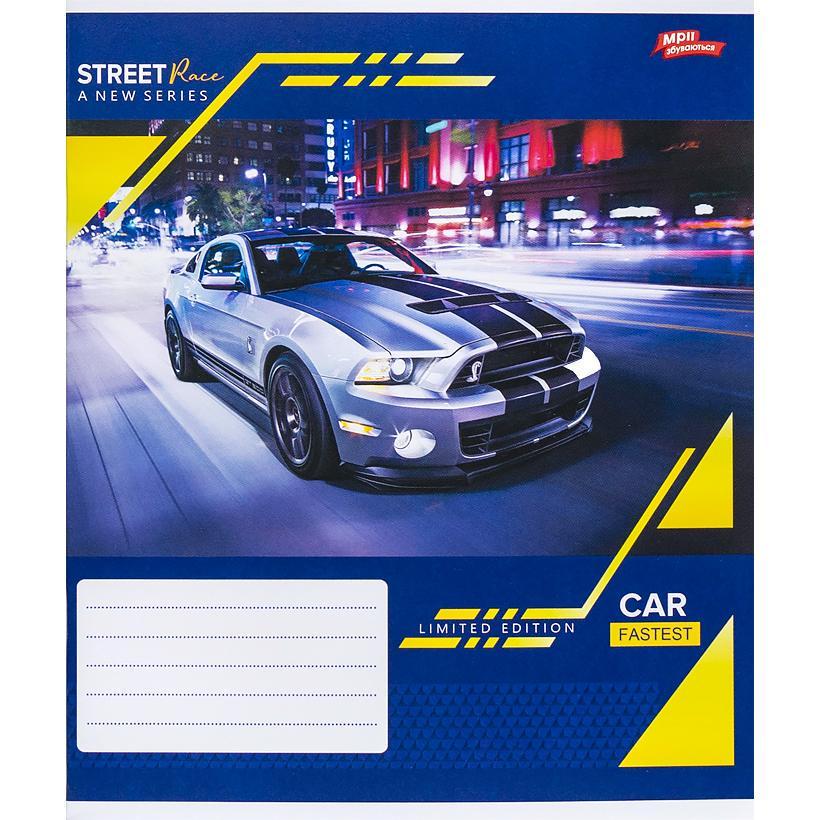 Тетрадь ученическая Мрії збуваються Street Race 3476M Вид 1 А5/48 линейка