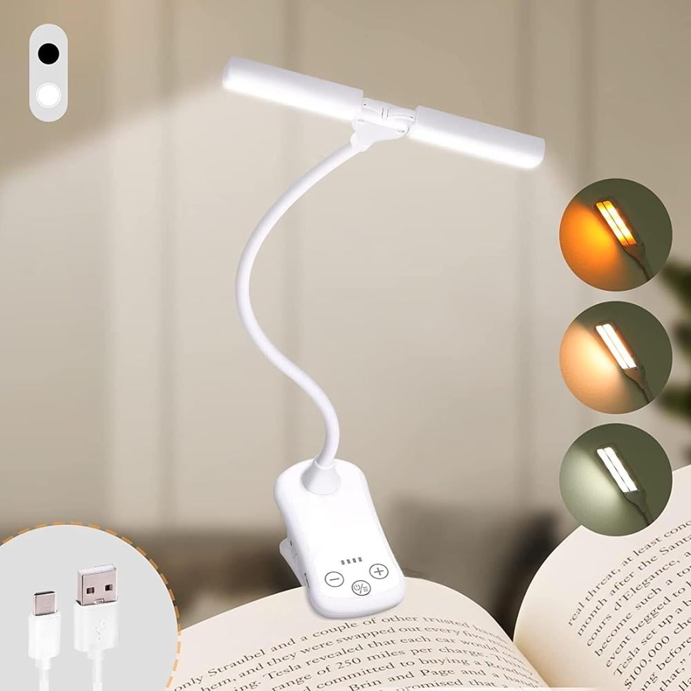 Лампа для читання книг BOOK LIGHT 14 LED з акумулятором Білий (00001) - фото 7