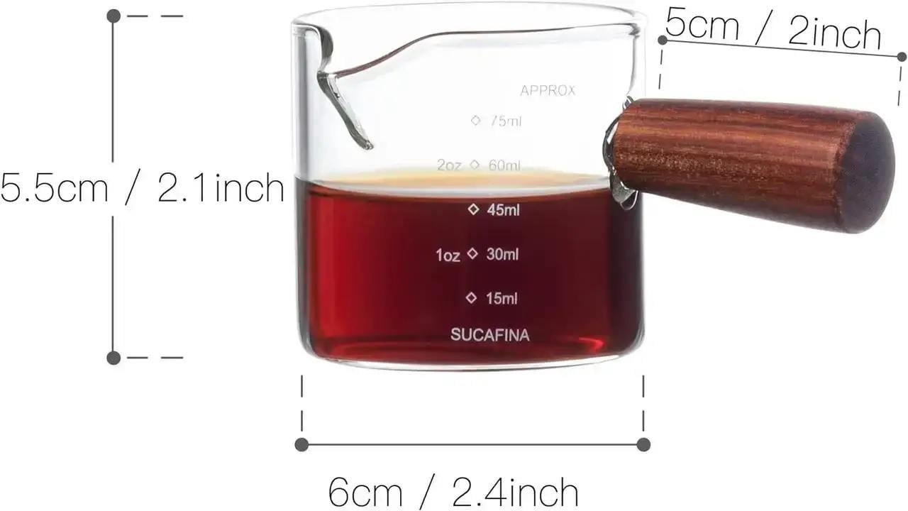 Молочник для кави Approx Straight скляний з ручкою 100 мл Прозорий (186065п) - фото 4 Молочник для кави Approx Straight скляний з ручкою 100 мл Прозорий (186065п) - фото 4