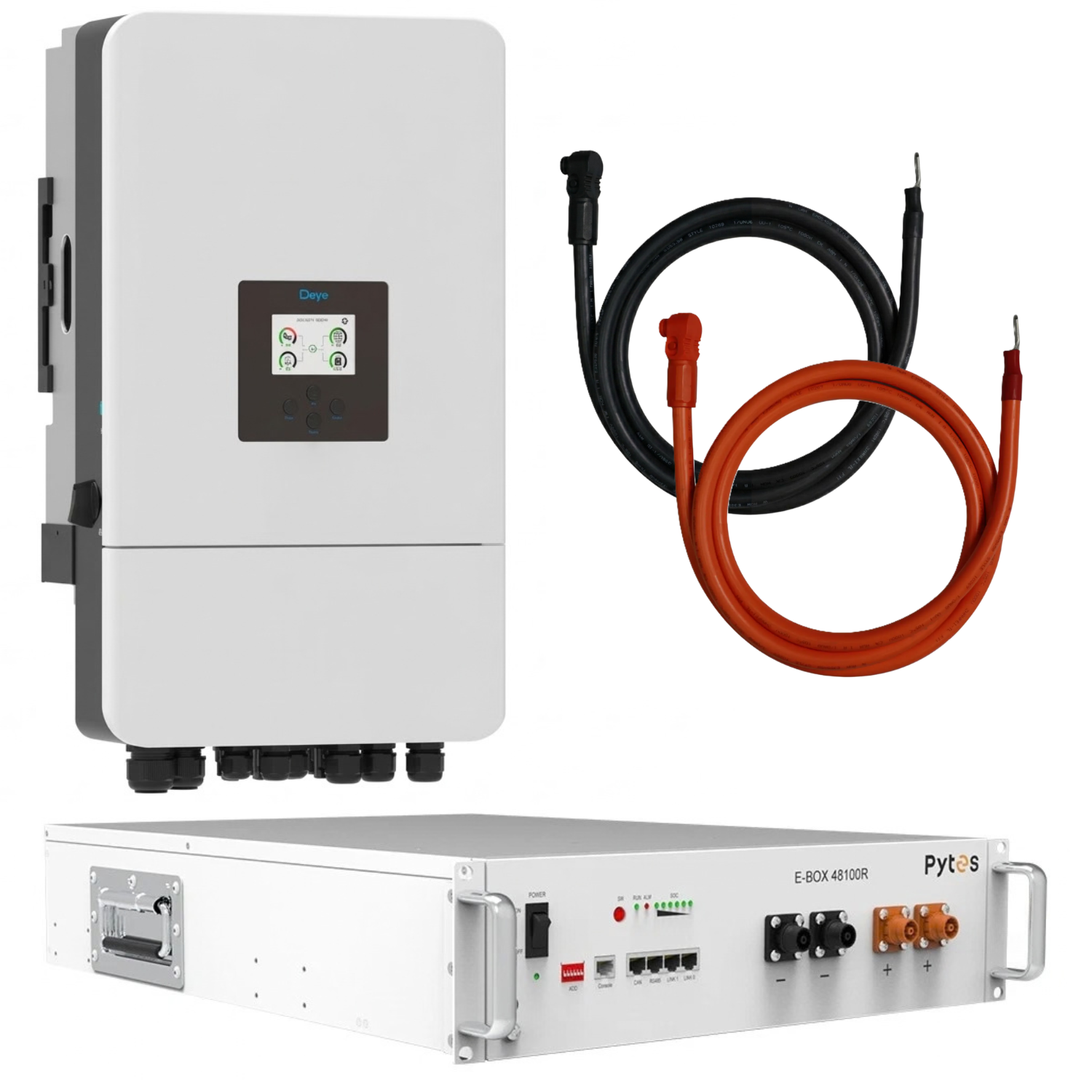 Комплект автономного энергоснабжения Deye SUN-8K-SG05LP3-EU 8 кВт 3 фази и Pytes E-BOX-48100R TE+ 5,12 кВт/год LiFePO4