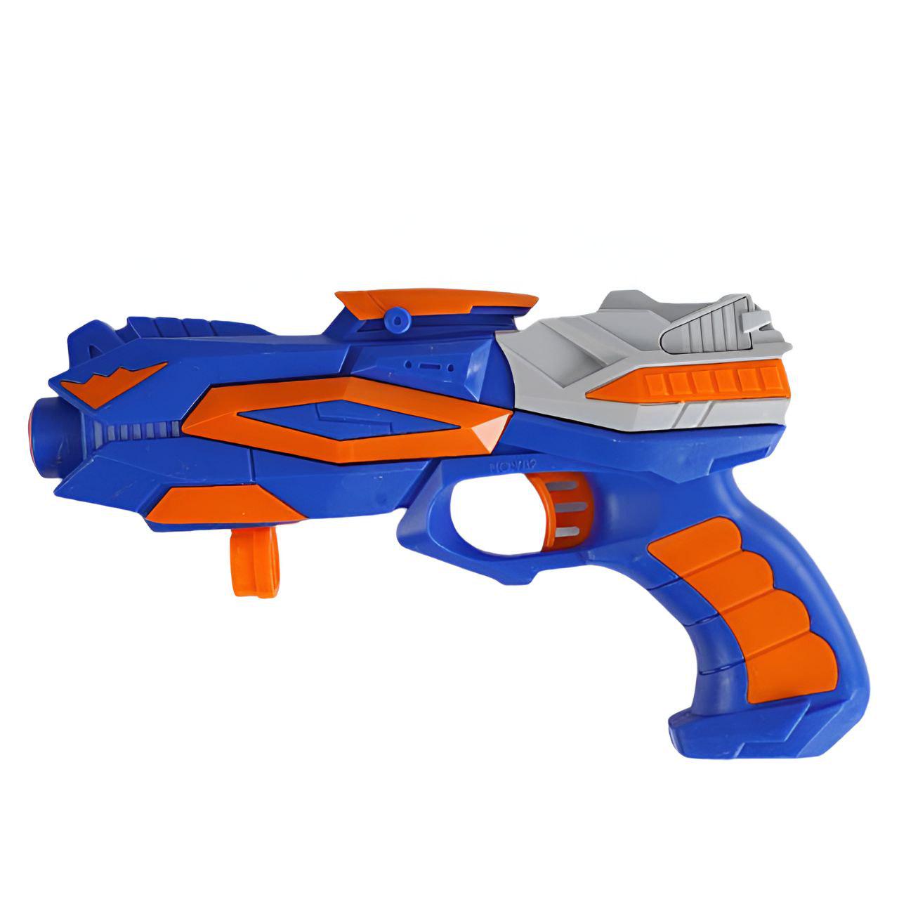 Пістолет 3695 механічний/10 м'яких патронів Синій Пістолет 3695 механічний/10 м'яких патронів Синій