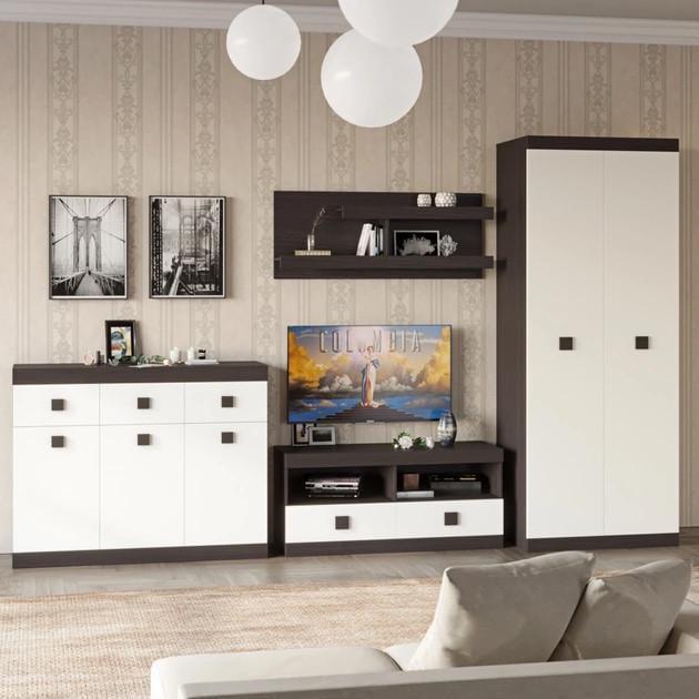 Гостиная Соната-4 комплект Эверест Венге/Белый (EVR-20546)