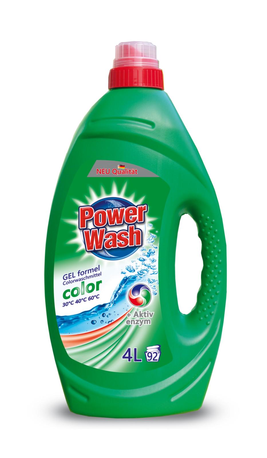 Гель для стирки Power Wash COLOR 4 л (104943)