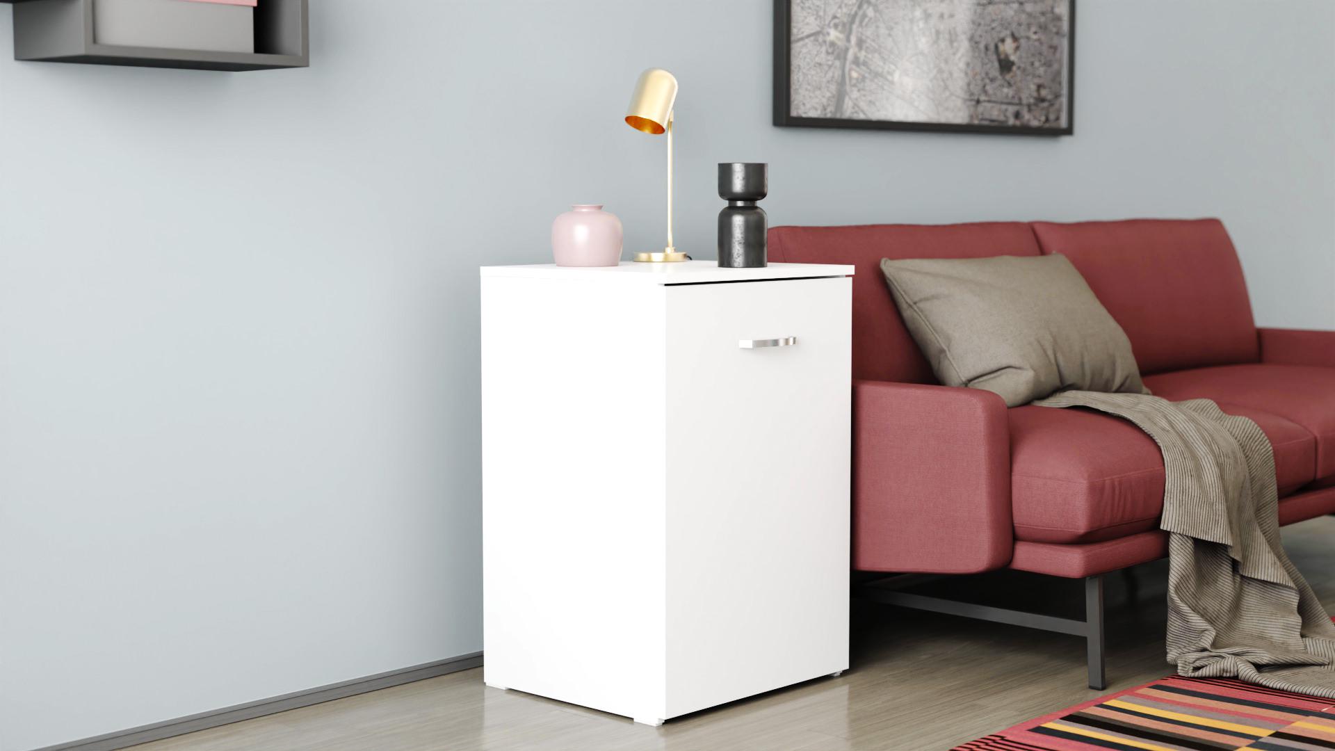 Стіл-тумба трансформер Ferrum-decor 1/2 ДСП 16 мм 750x1450x600 мм Білий (FRD-105074) - фото 5 Стіл-тумба трансформер Ferrum-decor 1/2 ДСП 16 мм 750x1450x600 мм Білий (FRD-105074) - фото 5