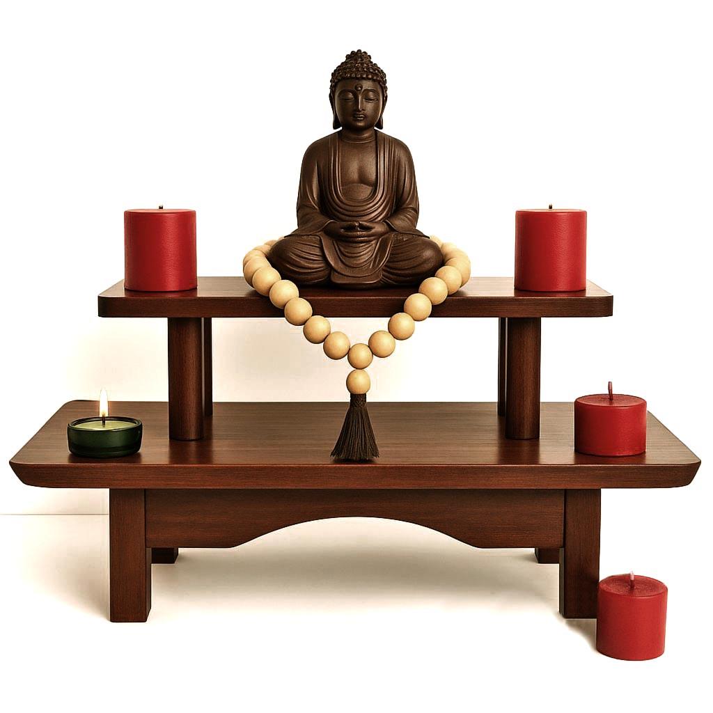 Алтарь для медитации из дерева Брахмин Терракот (ЛАТ-001632) Алтарь для медитации из дерева Брахмин Терракот (ЛАТ-001632)