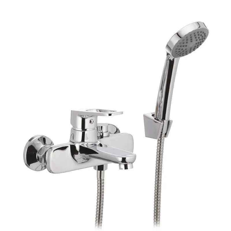 Смеситель для ванны MIXXUS Nevada 009 с переключающей кнопкой (MX0013)