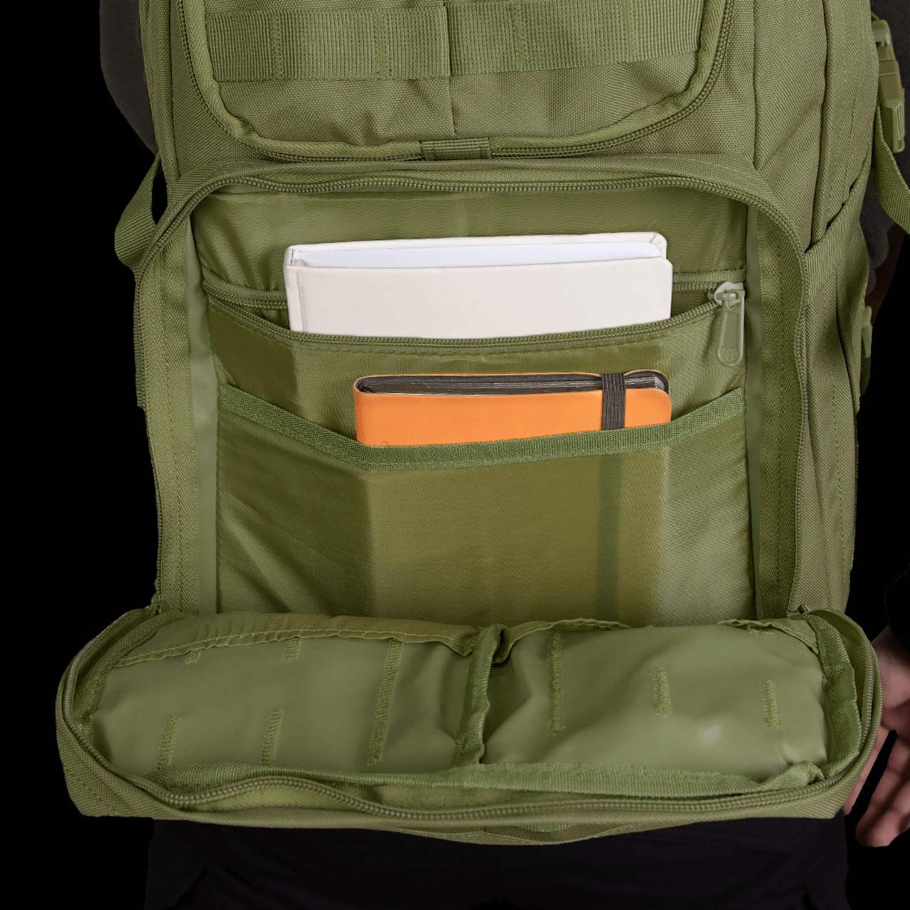 Рюкзак военный CamoTec DASH Oxford 900D 40 л Olive (00060) - фото 7 Рюкзак военный CamoTec DASH Oxford 900D 40 л Olive (00060) - фото 7